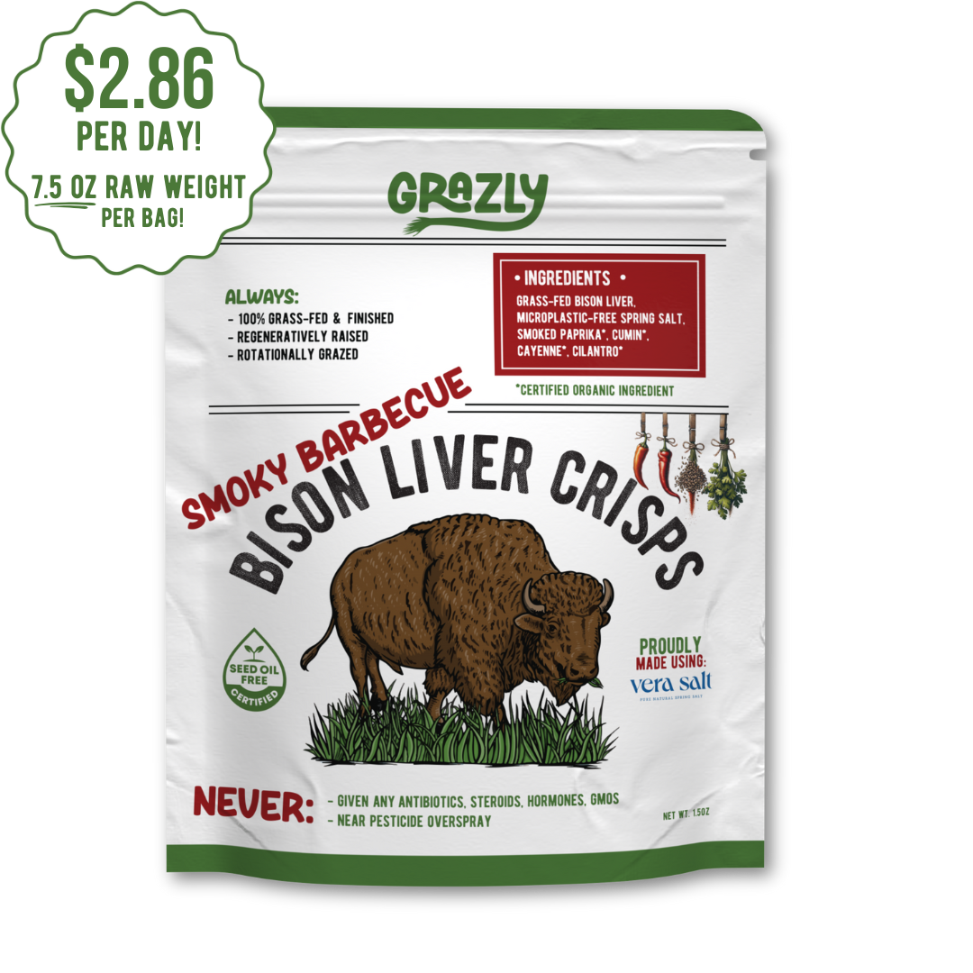 Smoky Barbecue\" Bison Liver Crisps