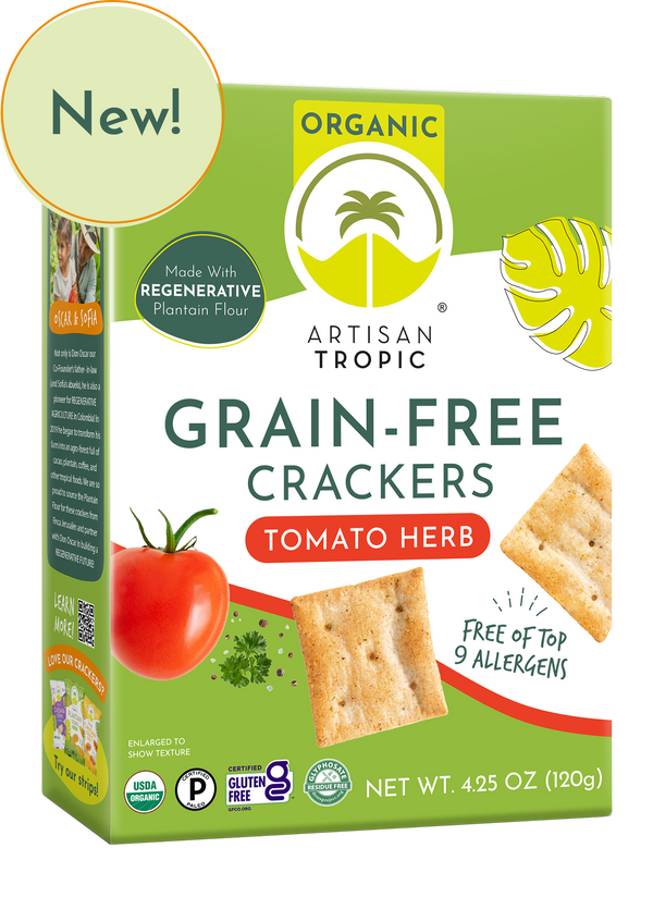 Tomato Herb Grain Free Crackers