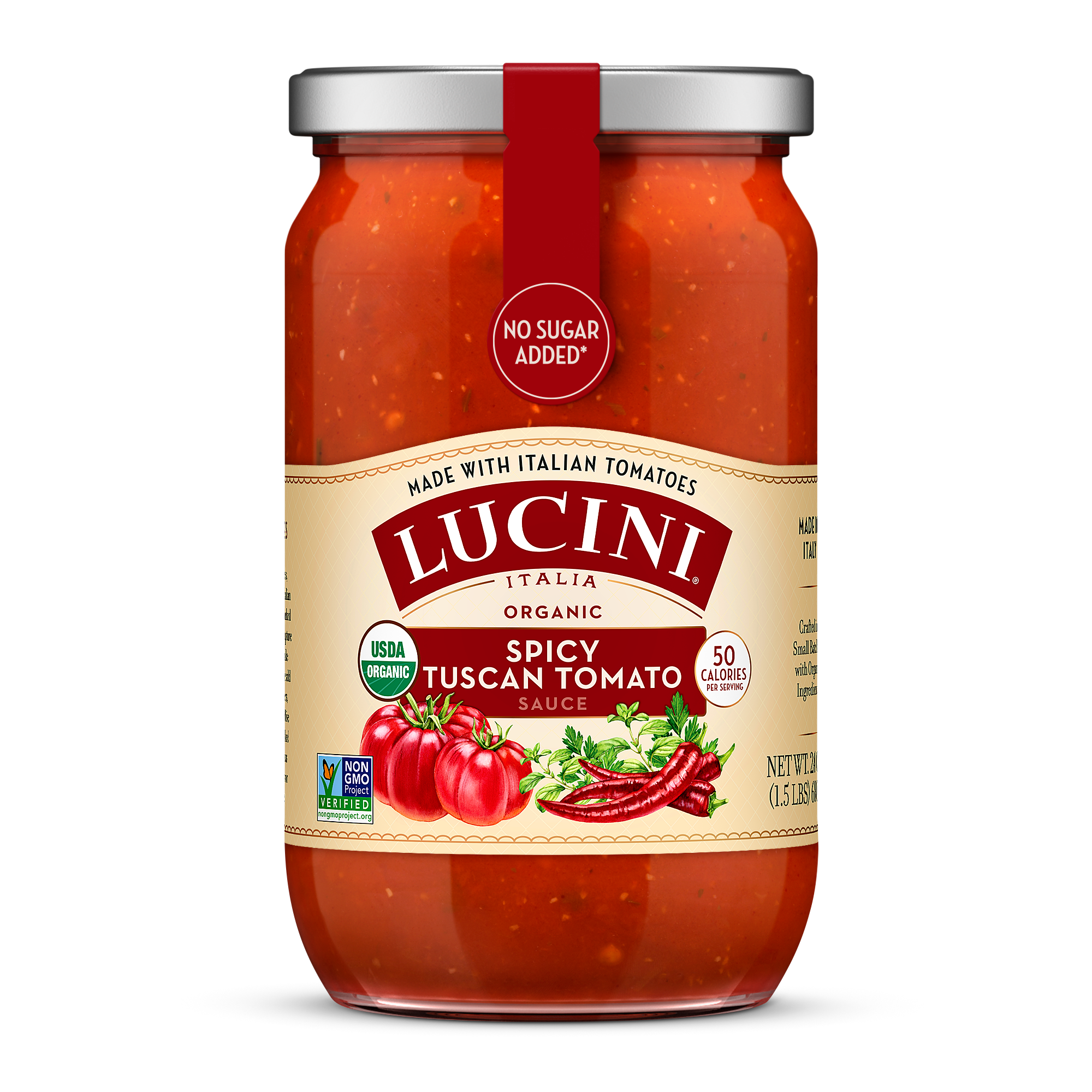 Lucini Organic Spicy Tusc Tom Sauce