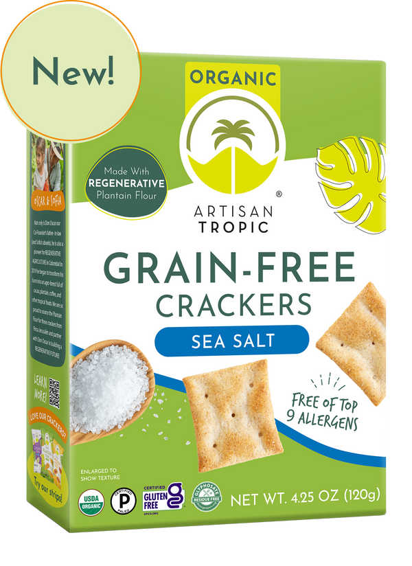 Sea Salt Grain Free Crackers