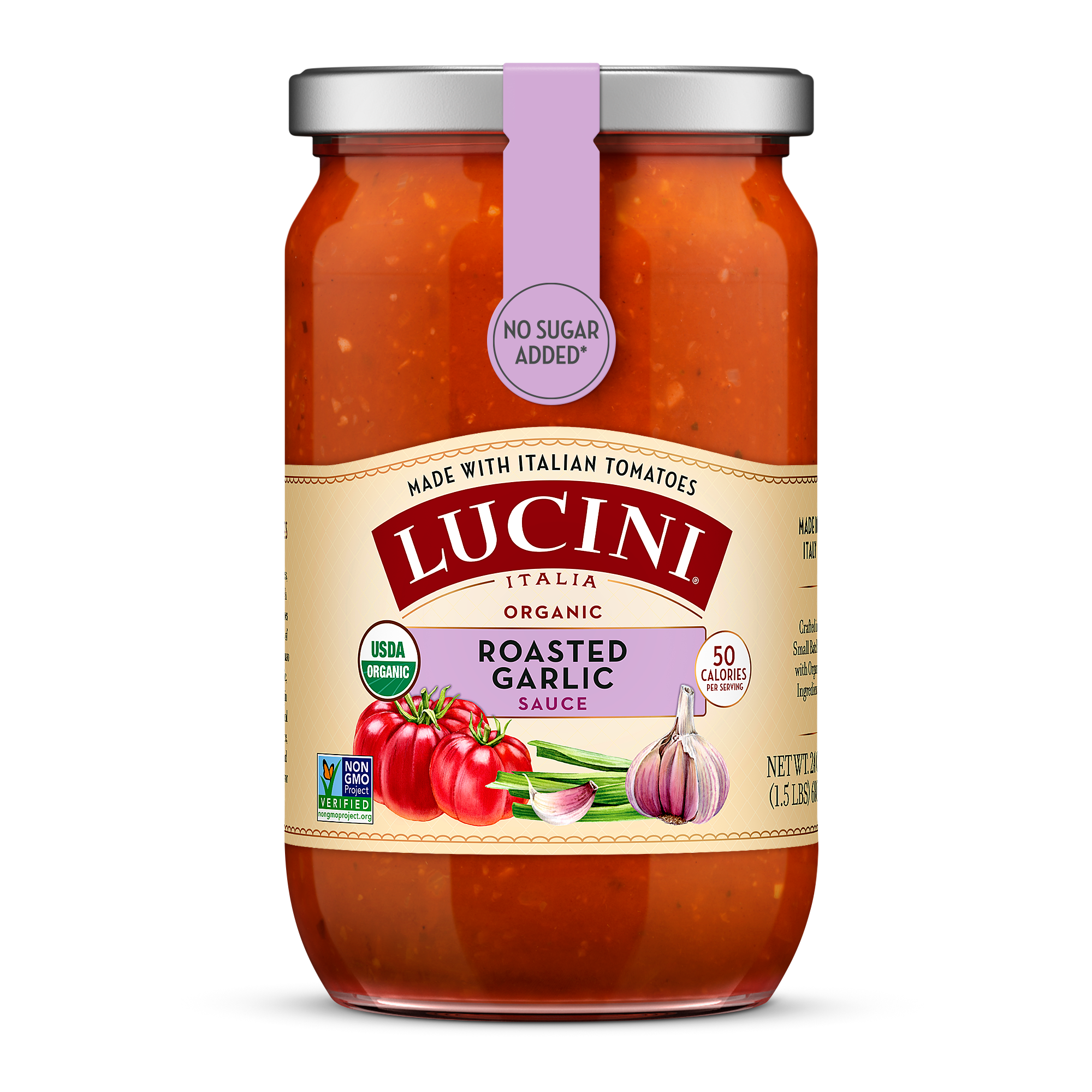 Lucini Organic Roasted Garlic Sauce